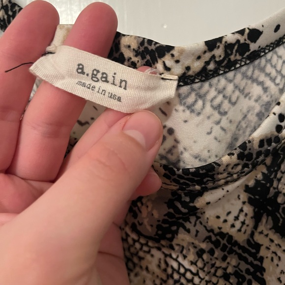 Snake Print Tank Top - Picture 2 of 4